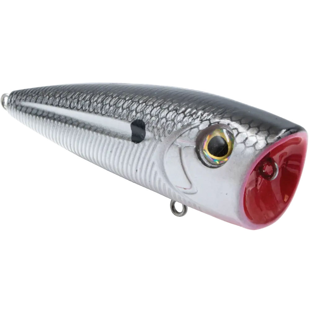 Walk N Pop 67 Topwater Popper – EBS Sound Technology | Color: Baby Bass Beauty Shad Black Back Chrome Tennessee