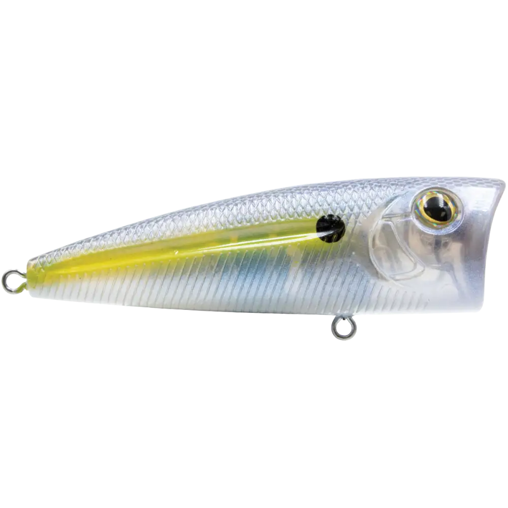 Walk N Pop 67 Topwater Popper – EBS Sound Technology | Color: Baby Bass Beauty Shad Black Back Chrome Tennessee
