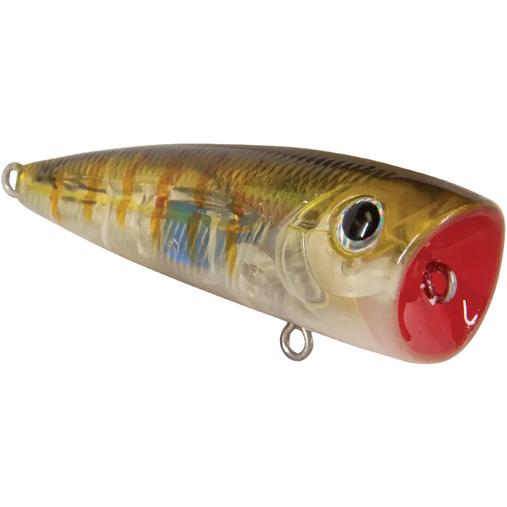 Walk N Pop 67 Topwater Popper – EBS Sound Technology | Color: Baby Bass Beauty Shad Black Back Chrome Tennessee