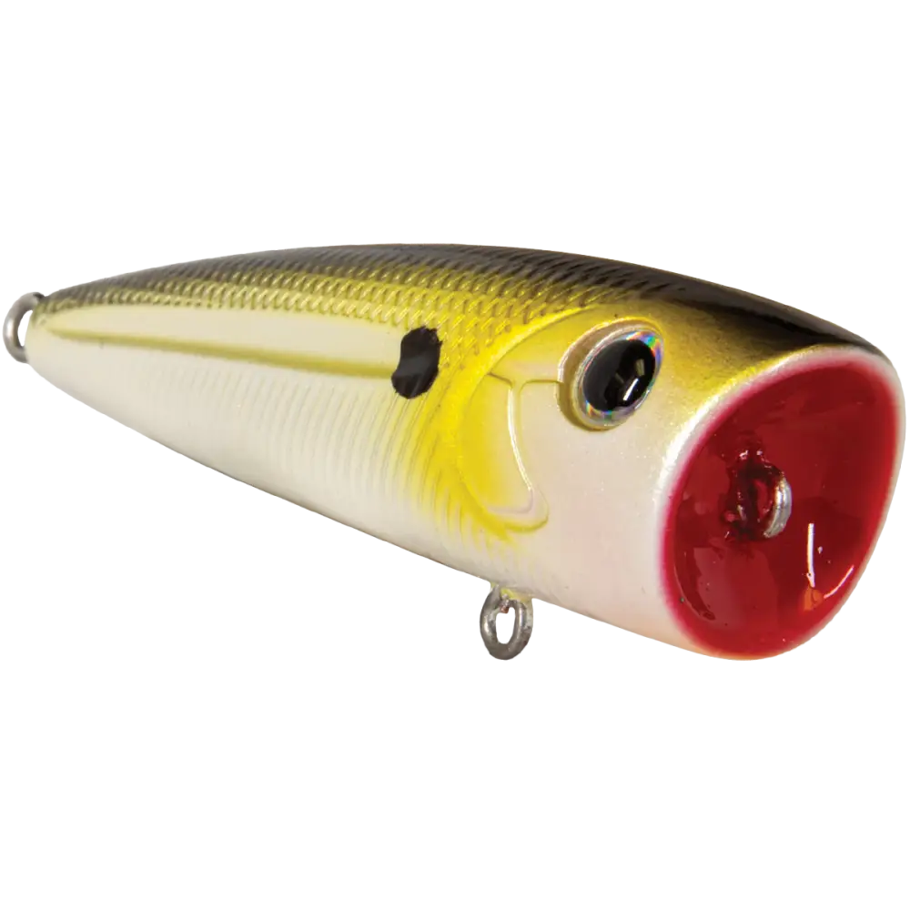 Walk N Pop 67 Topwater Popper – EBS Sound Technology | Color: Baby Bass Beauty Shad Black Back Chrome Tennessee