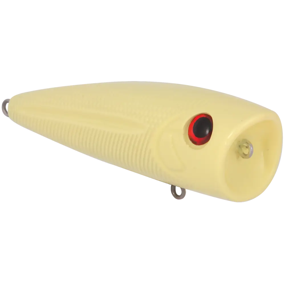 Walk N Pop 77 Topwater Popper | Color: Midnight Beauty Shad Black Back Chrome Tennessee Bluetreuse Pure Bone Silver