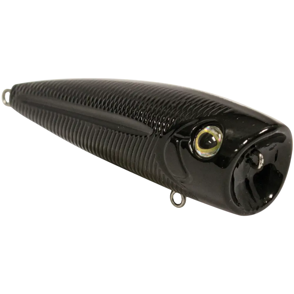 Walk N Pop 77 Topwater Popper | Color: Midnight Beauty Shad Black Back Chrome Tennessee Bluetreuse Pure Bone Silver