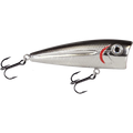 Walk N Pop 77 Topwater Popper for Bass – EBS Sound Technology | Color: Black Back Chrome Shad Beauty Bluetreuse True