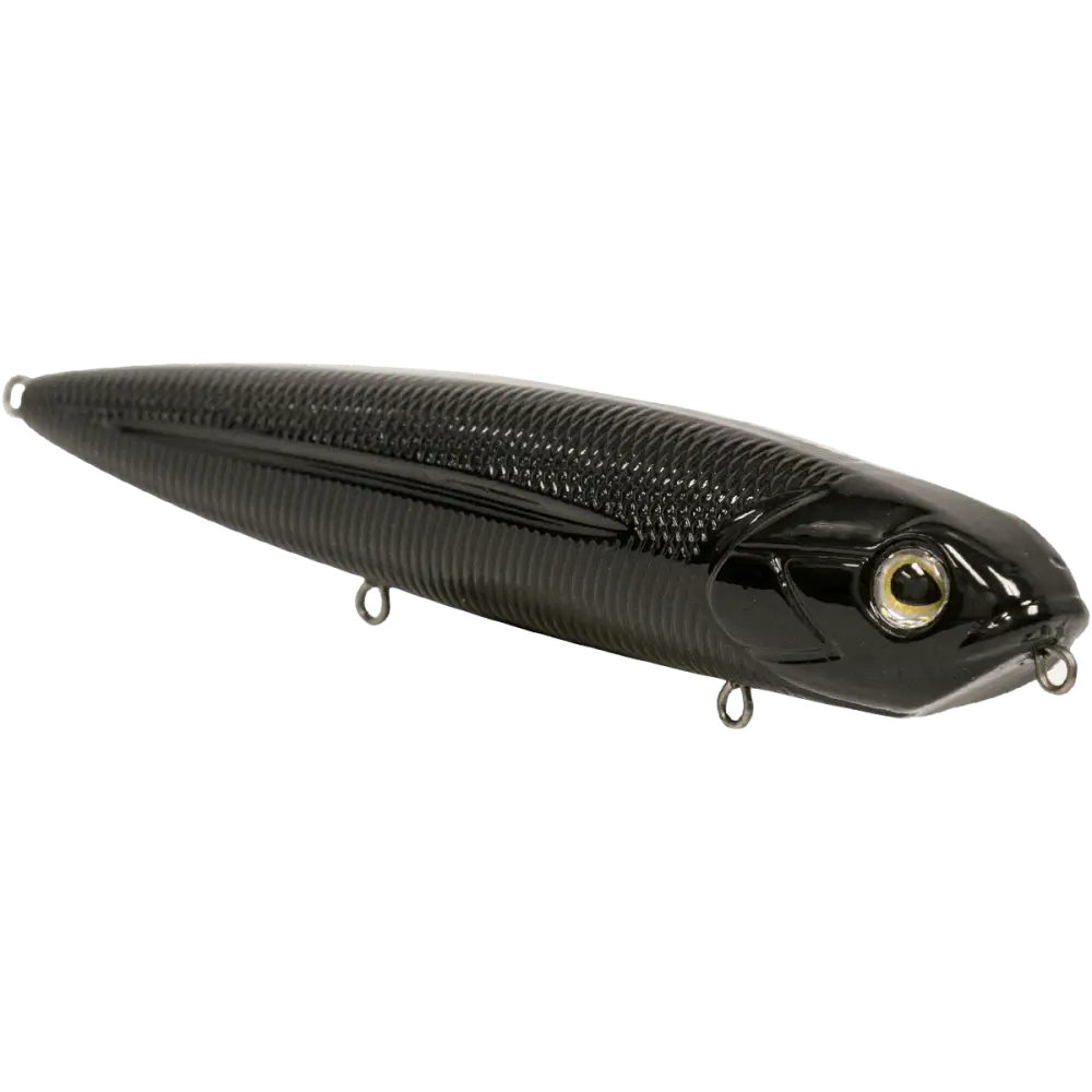 Walking Boss 4.7’’ Walk-the-Dog Topwater – EBS MultiTouch 3-Sound Technology | Color: Beauty Shad Black Back Chrome