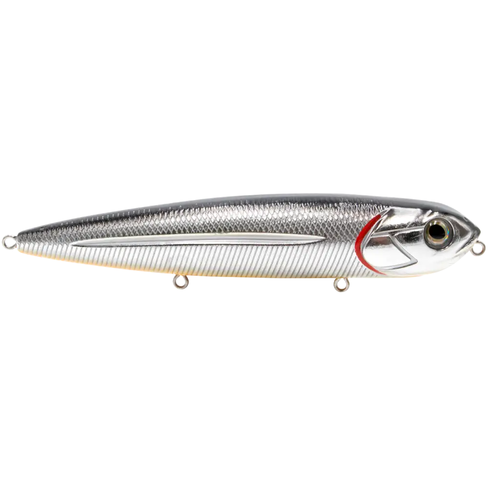Walking Boss 4.7’’ Walk-the-Dog Topwater – EBS MultiTouch 3-Sound Technology | Color: Beauty Shad Black Back Chrome