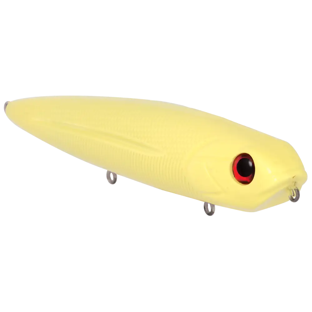 Walking Boss 4.7’’ Walk-the-Dog Topwater – EBS MultiTouch 3-Sound Technology | Color: Beauty Shad Black Back Chrome