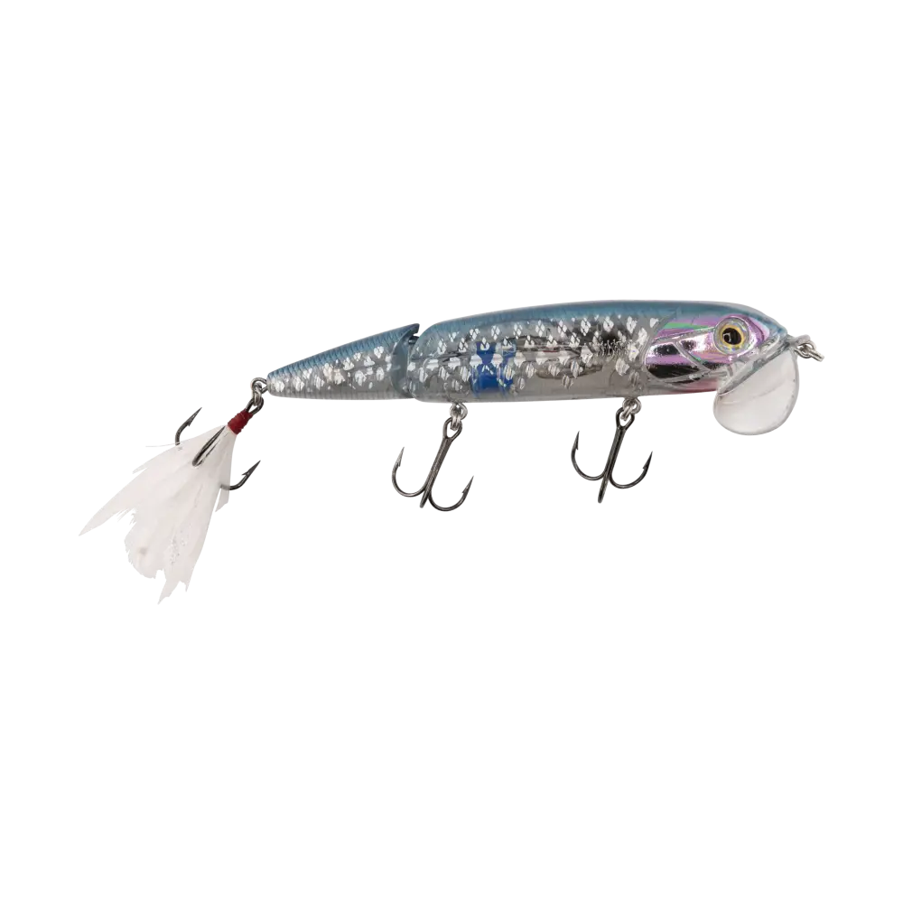 Walking Boss II 4.7’’ Topwater Lure for Bass & Predators – EBS Sound Technology | Color: Bone Cracker Chartreuse blue