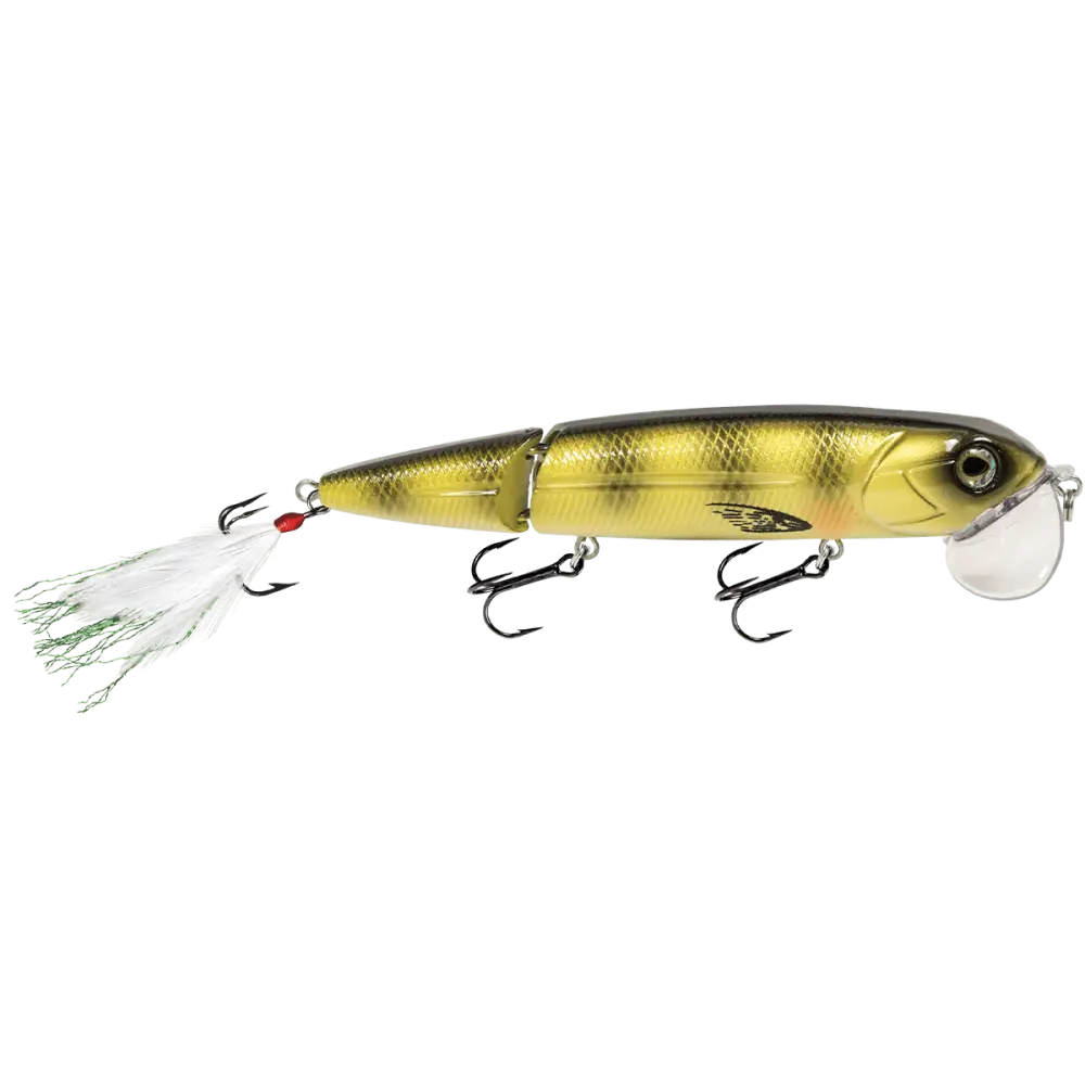Walking Boss II 4.7’’ Topwater Lure for Bass & Predators – EBS Sound Technology | Color: Bone Cracker Chartreuse blue