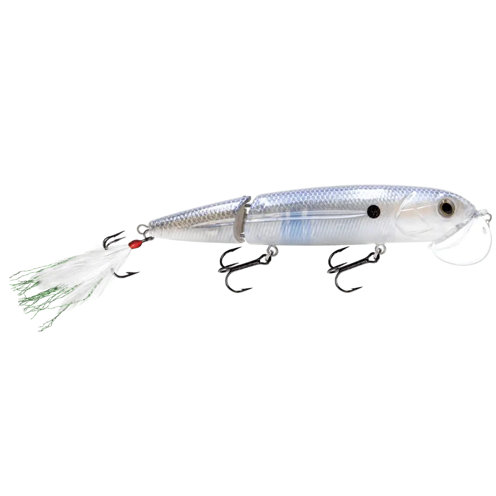 Walking Boss II 4.7’’ Topwater Lure for Bass & Predators – EBS Sound Technology | Color: Bone Cracker Chartreuse blue