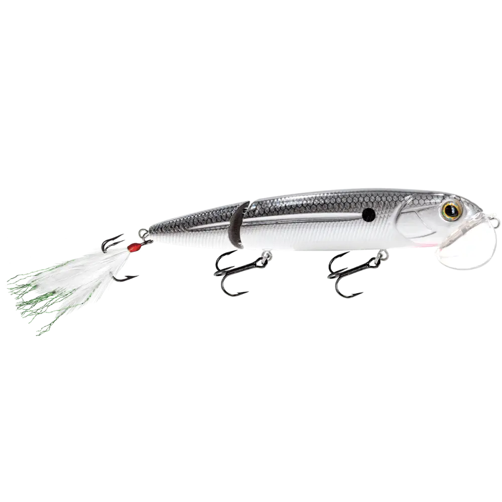 Walking Boss II 4.7’’ Topwater Lure for Bass & Predators – EBS Sound Technology | Color: Bone Cracker Chartreuse blue