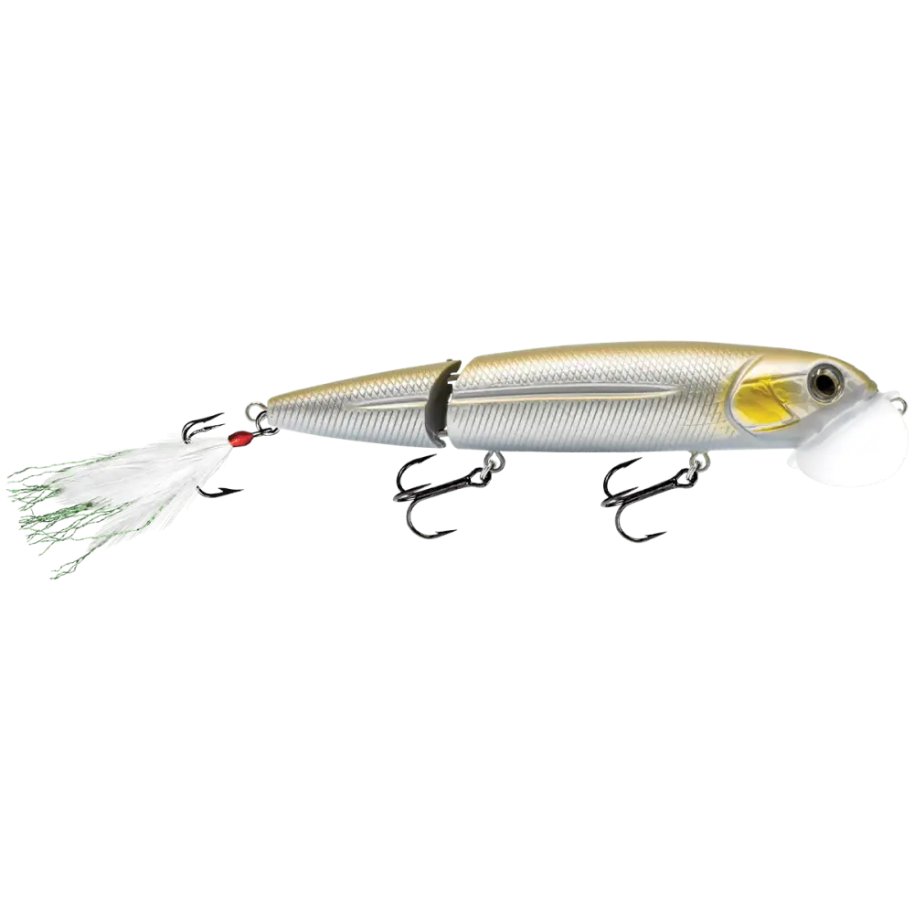 Walking Boss II 4.7’’ Topwater Lure for Bass & Predators – EBS Sound Technology | Color: Bone Cracker Chartreuse blue