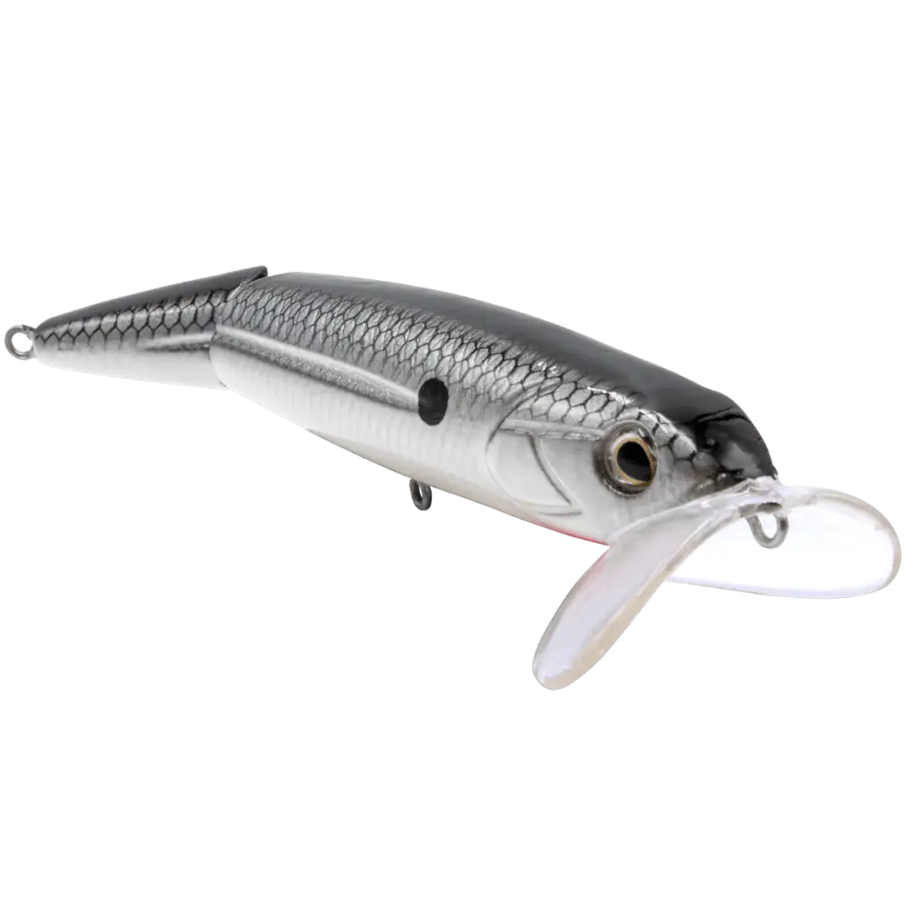 Walking Boss II Jr. 4’’ Jointed Topwater Lure – EBS Sound Technology | Color: Chartreuse Blue Shiner Black Back Chrome