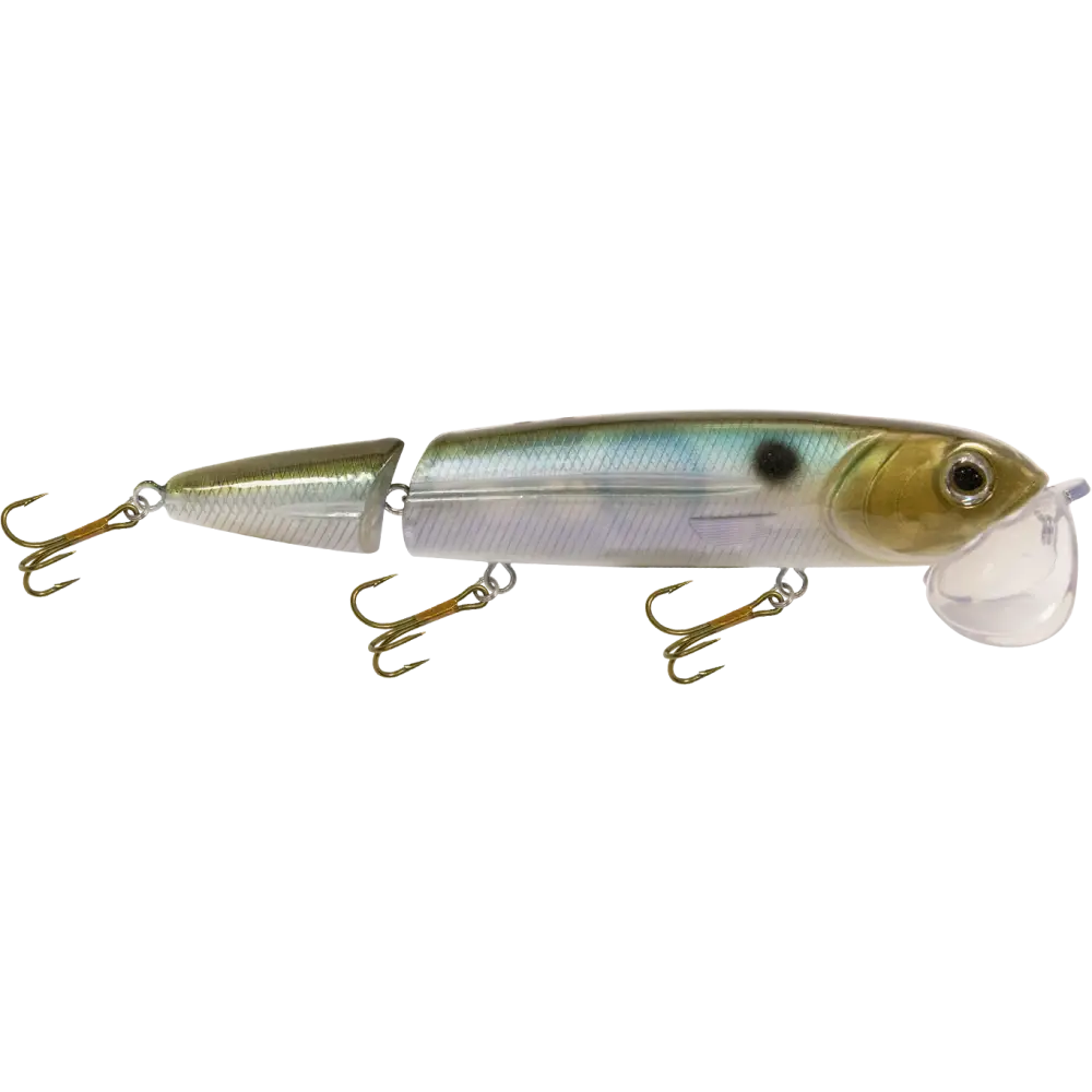 Walking Boss II Magnum 8’’ Topwater for Musky & Pike – EBS Sound Technology | Color Sound: Blue Pearl / Shad Ghost