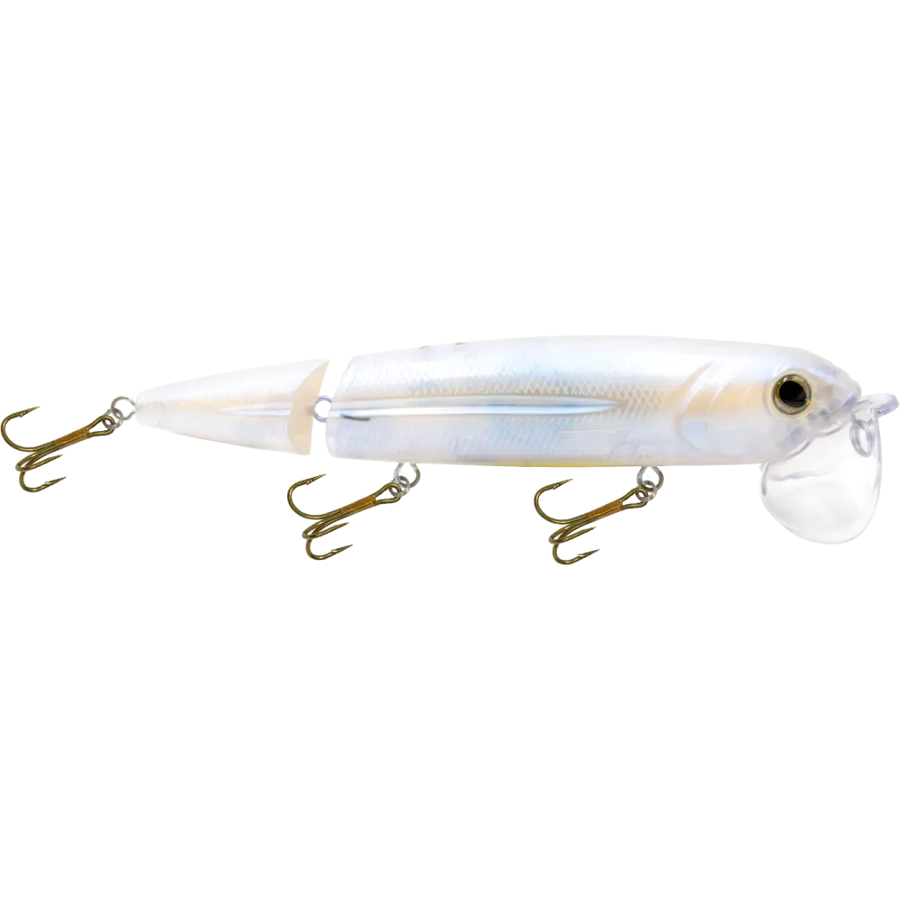 Walking Boss II Magnum 8’’ Topwater for Musky & Pike – EBS Sound Technology | Color Sound: Blue Pearl / Shad Ghost