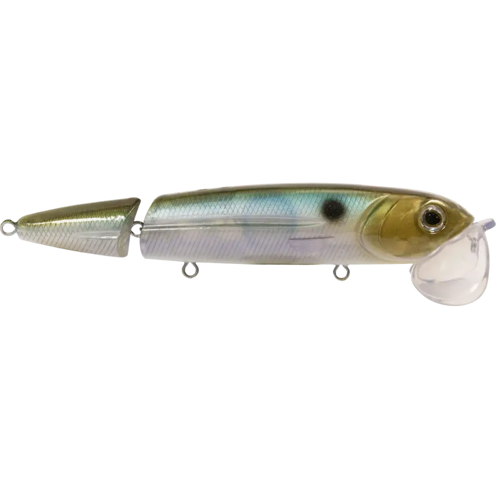 Walking Boss II Magnum 8’’ Topwater for Musky & Pike – EBS Sound Technology | Color Sound: Blue Pearl / Shad Ghost
