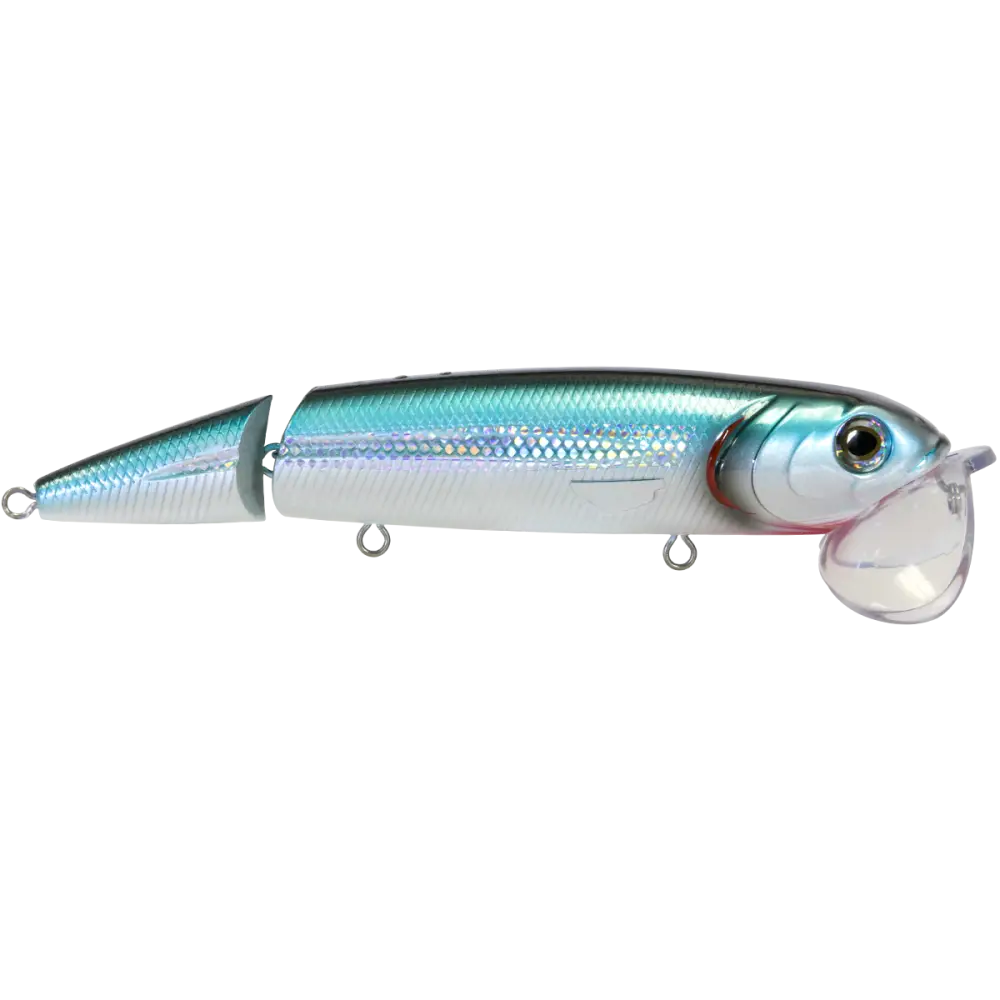 Walking Boss II Magnum 8’’ Topwater for Musky & Pike – EBS Sound Technology | Color Sound: Blue Pearl / Shad Ghost