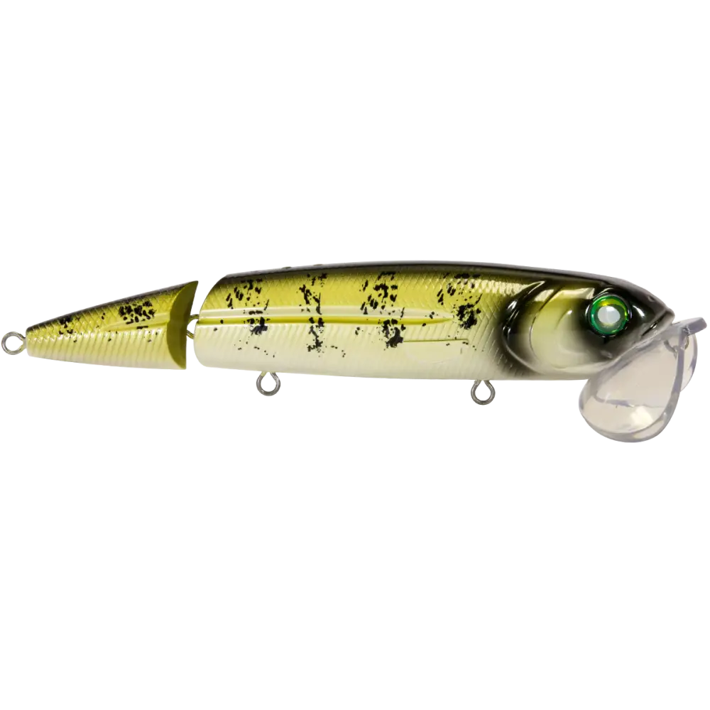 Walking Boss II Magnum 8’’ Topwater for Musky & Pike – EBS Sound Technology | Color Sound: Blue Pearl / Shad Ghost