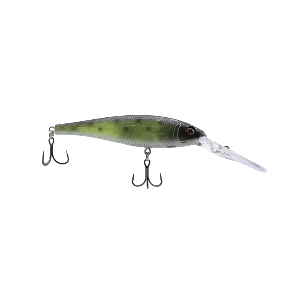 Walleye Minnow 90 Crankbait – EBS Sound Technology | color: Limelight Firetiger Wonder Bread Kiwi Cotton Candy