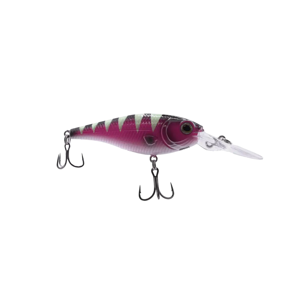 Walleye Shad 70 Crankbait – EBS Sound Technology | Color: Wonder Bread Firetiger Purple Rain Mardi Gras Phantom
