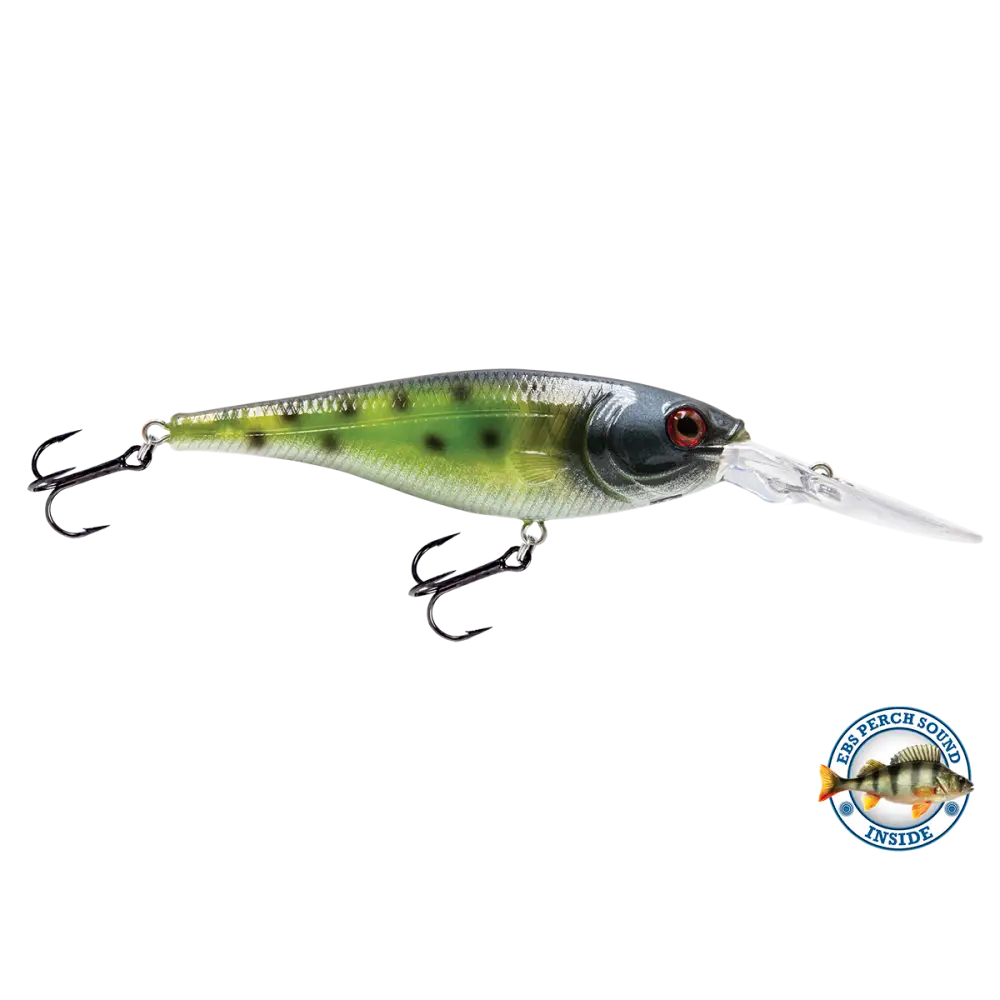 Walleye Shad 90 Crankbait – EBS Sound Technology | Color & Sound: Blue Tiger / Minnow Candy Corn / Perch Pink Crush