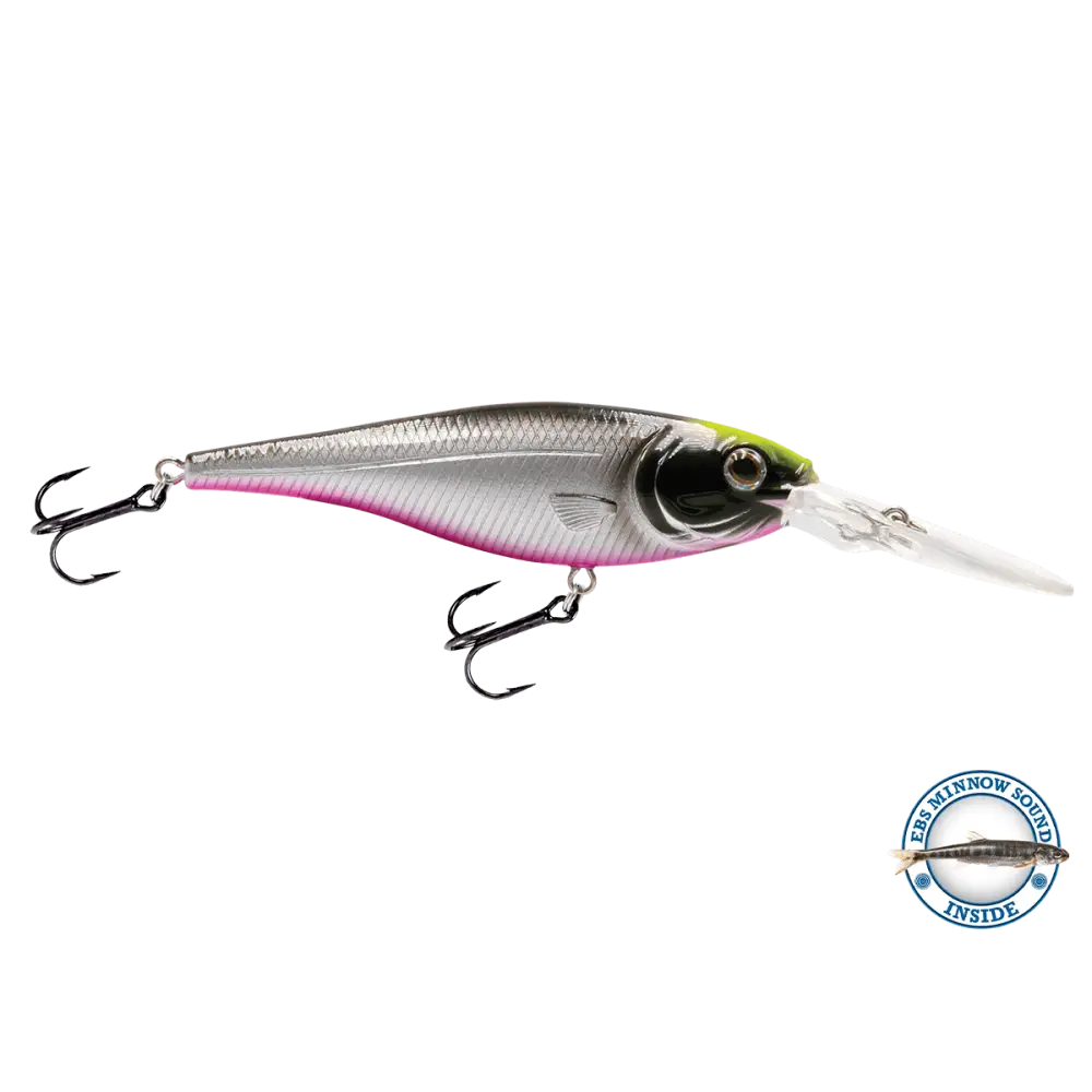 Walleye Shad 90 Crankbait – EBS Sound Technology | Color & Sound: Blue Tiger / Minnow Candy Corn / Perch Pink Crush