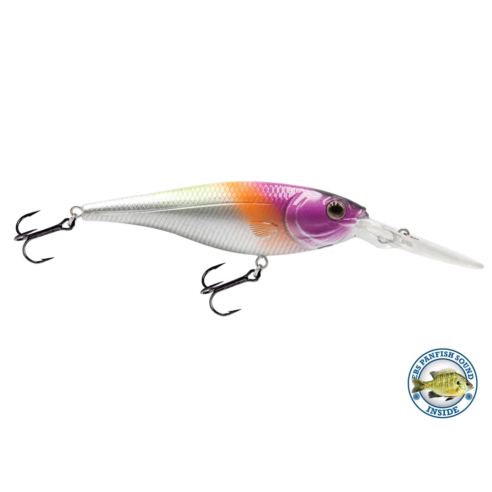 Walleye Shad 90 Crankbait – EBS Sound Technology | Color & Sound: Blue Tiger / Minnow Candy Corn / Perch Pink Crush