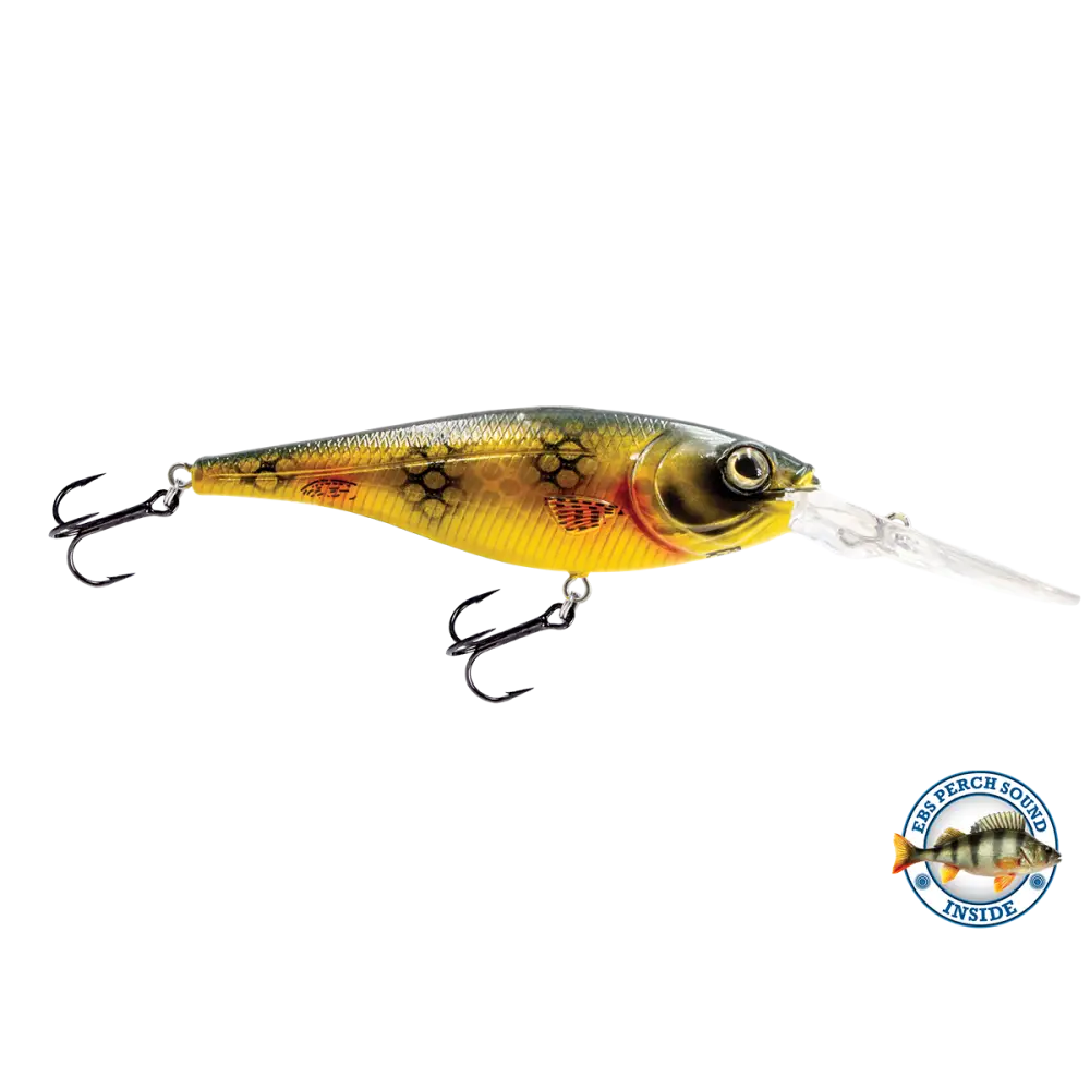 Walleye Shad 90 Crankbait – EBS Sound Technology | Color & Sound: Blue Tiger / Minnow Candy Corn / Perch Pink Crush