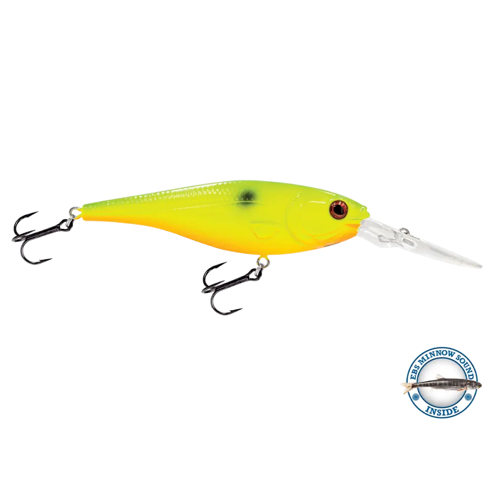 Walleye Shad 90 Crankbait – EBS Sound Technology | Color & Sound: Blue Tiger / Minnow Candy Corn / Perch Pink Crush