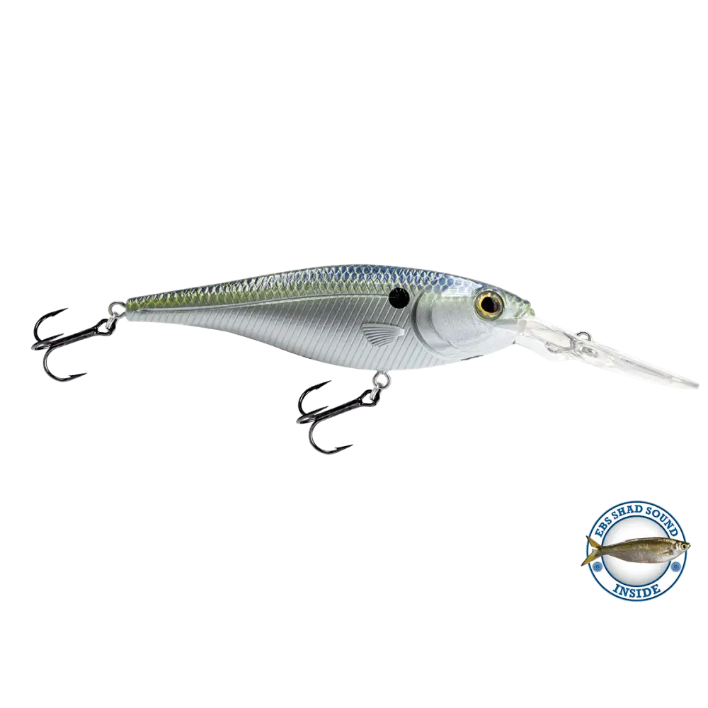 Walleye Shad 90 Crankbait – EBS Sound Technology | Color & Sound: Blue Tiger / Minnow Candy Corn / Perch Pink Crush