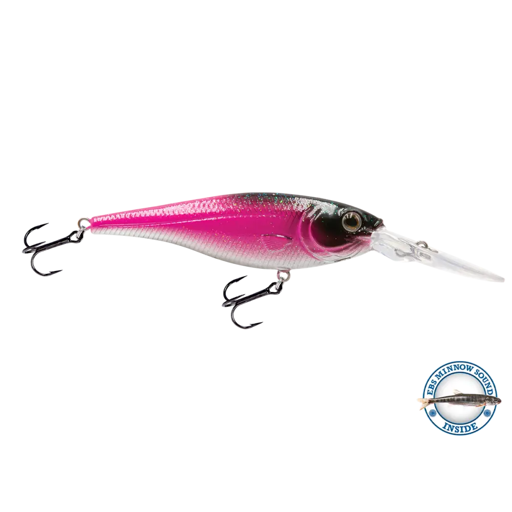 Walleye Shad 90 Crankbait – EBS Sound Technology | Color & Sound: Blue Tiger / Minnow Candy Corn / Perch Pink Crush