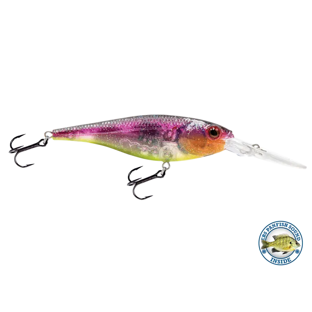 Walleye Shad 90 Crankbait – EBS Sound Technology | Color & Sound: Blue Tiger / Minnow Candy Corn / Perch Pink Crush