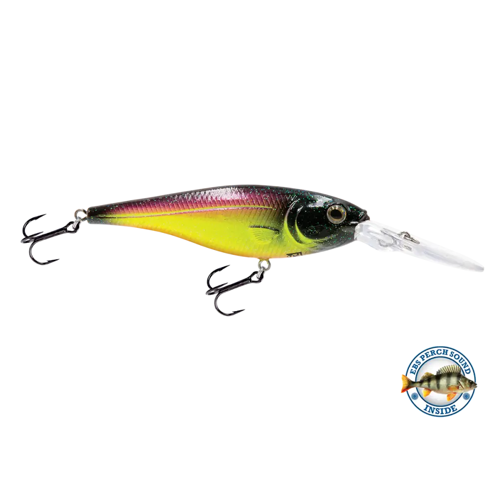 Walleye Shad 90 Crankbait – EBS Sound Technology | Color & Sound: Blue Tiger / Minnow Candy Corn / Perch Pink Crush