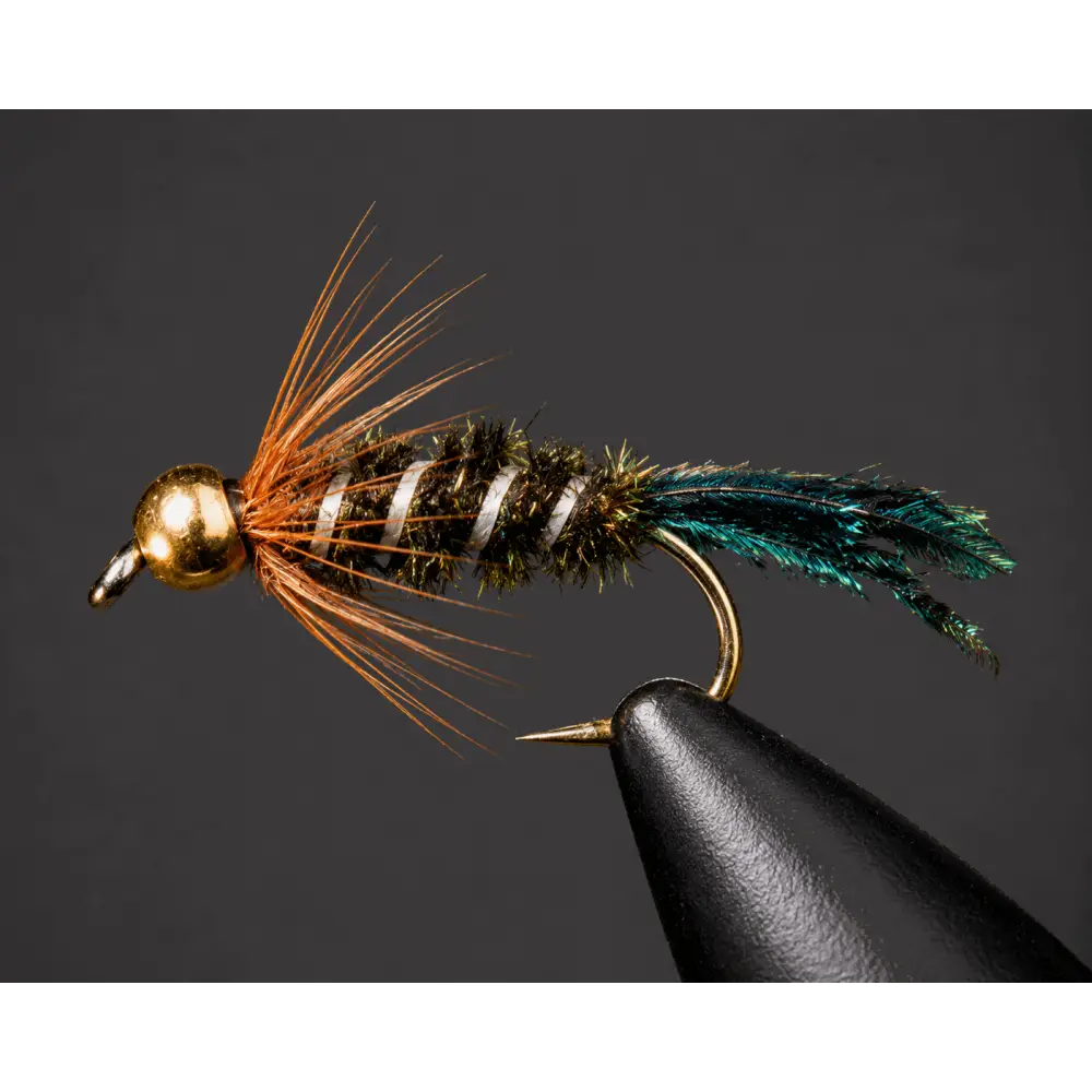 Zug Bug | Style: Beadhead Standard | Size: 8 10 12 14 16 18 20 - 3 Pack - Artificial Fishing Flies